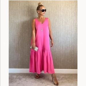 H&M Pink Midi Dress